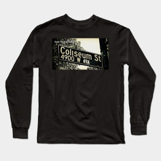 Coliseum Street, Los Angeles, California by Mistah Wilson Long Sleeve T-Shirt